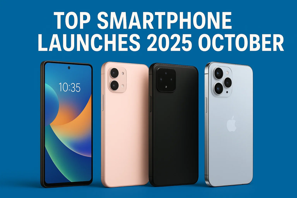 Top smartphone launches 2025 October